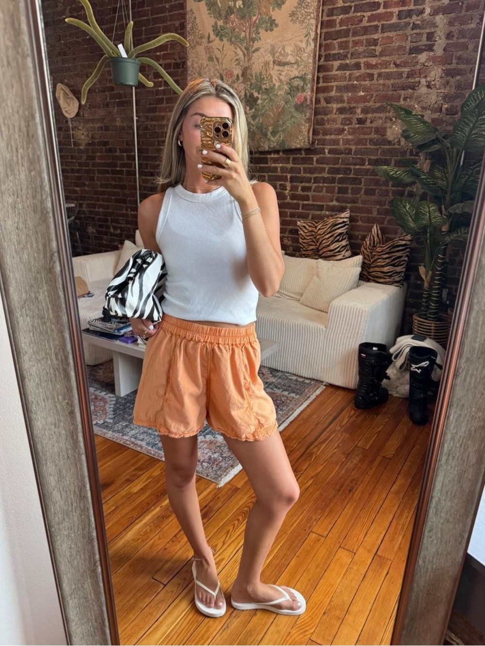 Free People Flowy Beach Shorts